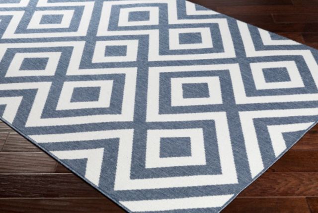 Surya Alfresco Navy/White 5'x8' Area Rug-4