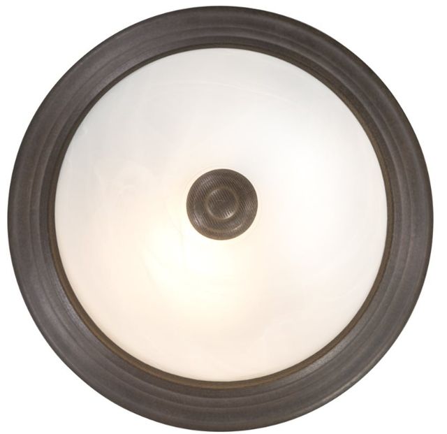 YHD Dark Brown 1-Light Flush Mount Lighting-3
