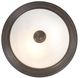 YHD Dark Brown 1-Light Flush Mount Lighting-3