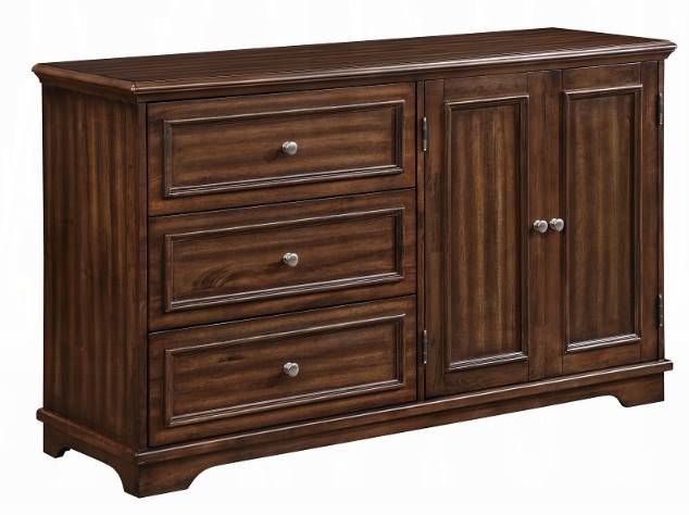 ACME Furniture Franklin 4-Piece Brushed Walnut Full Bedroom Set-3