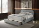 Furniture of America® Grimsby Light Gray Queen Panel Bed-2