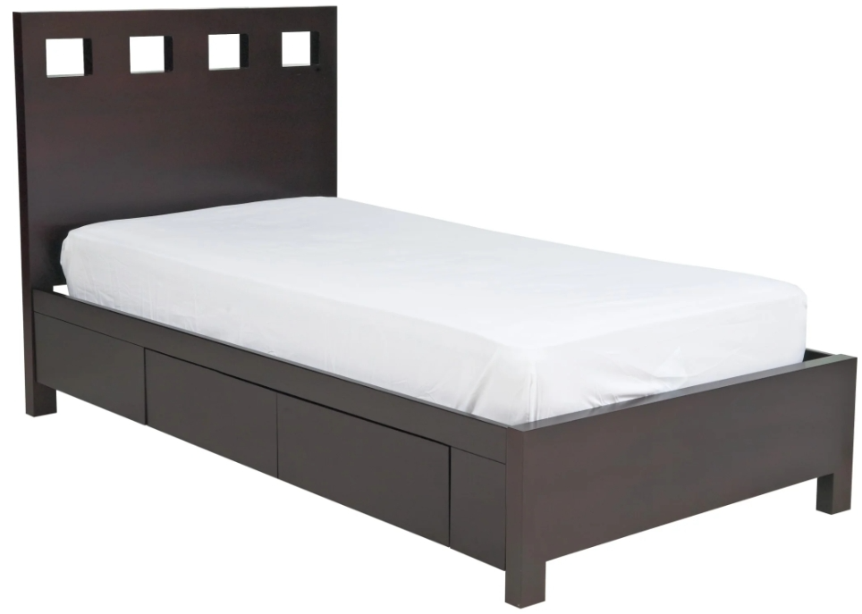 Modus Furniture Nevis Riva Storage Panel Bed