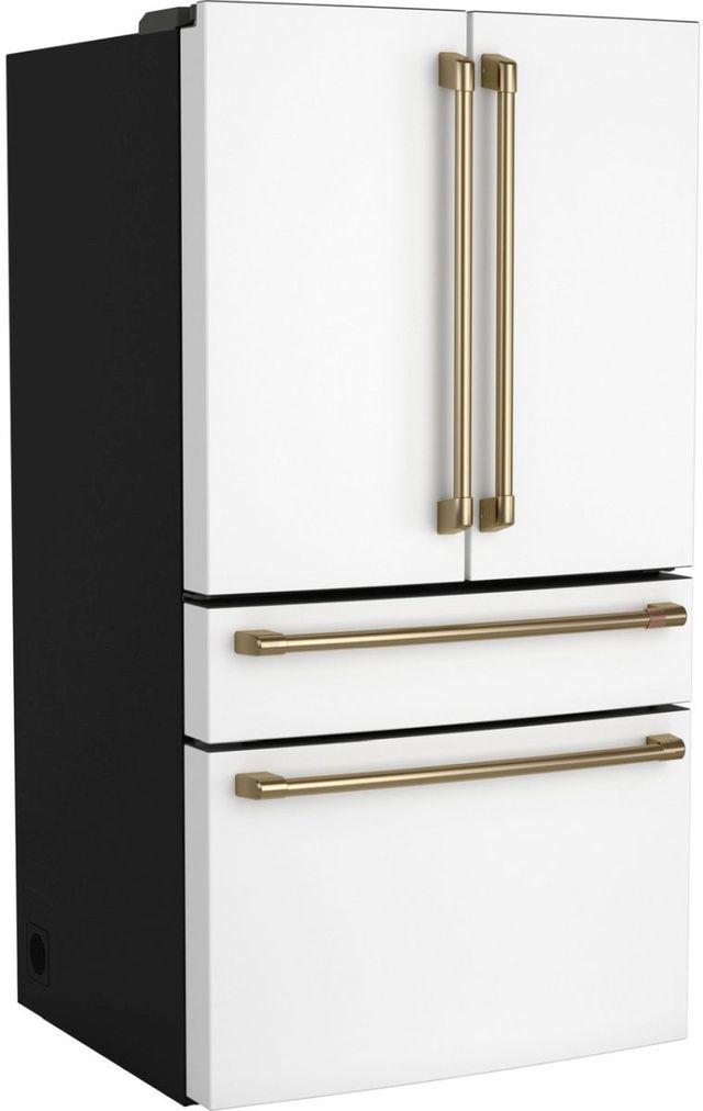 Café™ 36" 23.2 Cu. Ft. Matte White Counter Depth French Door Refrigerator-2