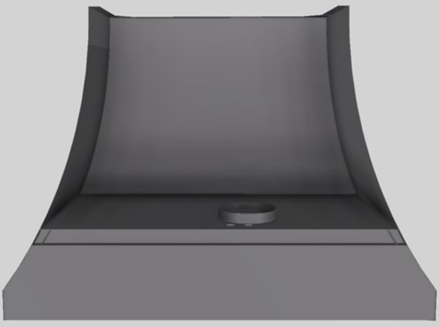 Vent-A-Hood® Designer Series 42" Gunsmoke Wall Mounted Range Hood-3