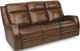 Flexsteel® Mustang Brown Power Reclining Sofa with Power Headrests-0