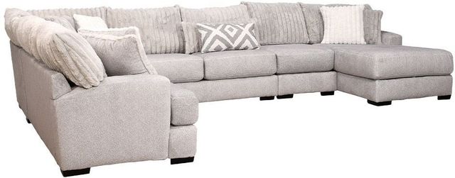 Albany Industries 4-Piece Mondo White Sectional-2