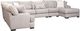 Albany Industries 4-Piece Mondo White Sectional-2