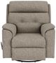 Flexsteel® Mason Silver Muslin Swivel Gliding Recliner-1