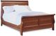 Durham Furniture Chateau Fontaine Candlelight Cherry King Sleigh Bed-0