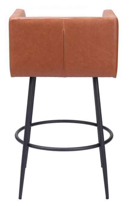 Zuo® Modern Horbat Brown Barstool-2