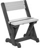 C R Plastics Harvest Slate/Light Grey Chair-0