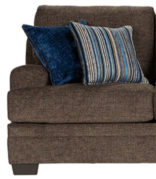 Hughes Furniture® 8875 Dewey Brindle Loveseat-1
