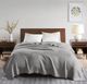 Olliix by Madison Park Egyptian Cotton Grey King 100% Certified Egyptian Cotton Blanket-2