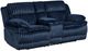 Homelegance® Goodland Blue Double Manual Reclining Loveseat with Center Console-0