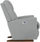 La-Z-Boy® Rowan Bluestone Power Rocking Recliner with Headrest and Lumbar-3