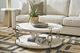 Universal Explore Home™ Oasis White Sandblasted Quartered Pine Shoreline Cocktail Table-1