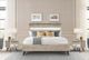 Armen Living Bridges 3-Piece Two Tone Grey King Bedroom Set-4