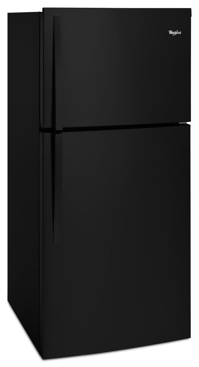 Whirlpool® 30 in. 19.2 Cu. Ft. Black Top Freezer Refrigerator-1