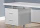 Monarch Specialties Inc. White 60" Computer Desk-2