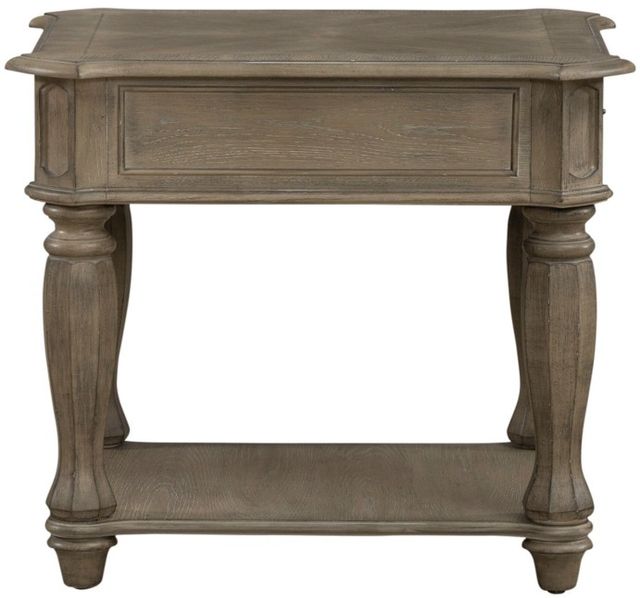 Liberty Furniture Magnolia Manor Weathered Bisque End Table-3