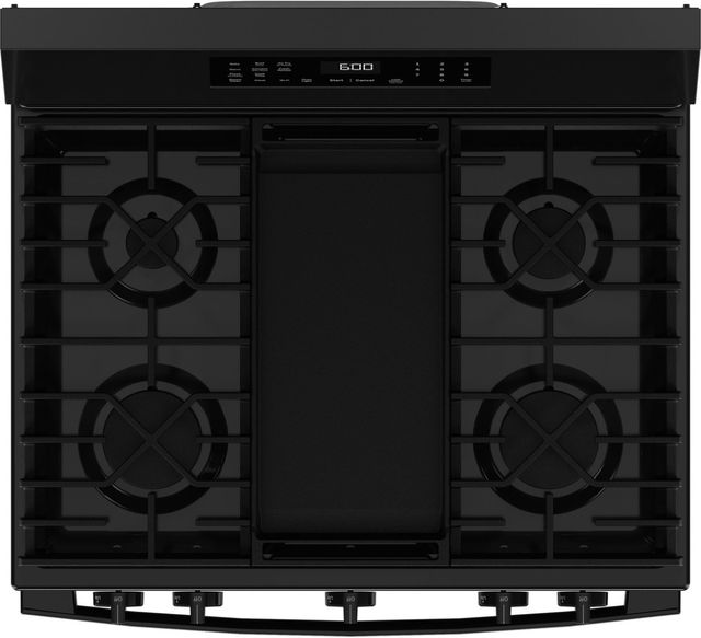 GE® 30'' Black Freestanding Gas Range-4