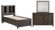 Liberty Furniture Thornwood Hills 3-Piece Rock Beaten Brown Twin Youth Bedroom Set-0