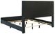Coaster® Ines Navy Queen Upholstered Panel Bed-4