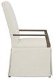 Fairfield® Customizable Entree Dining Concave Tall Back Skirted Arm Chair-2