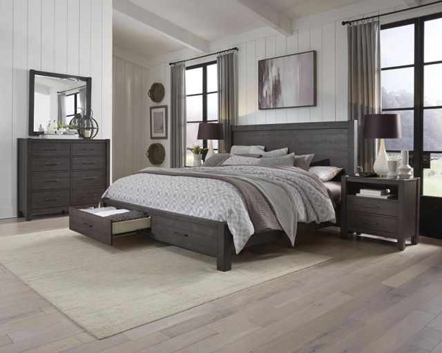 aspenhome® Mill Creek Carob Twin Storage Bed-3