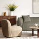 Dovetail Furniture Darrel Walden Sand Swivel Chair-1