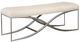 Riverside Furniture Maisie Champagne/Gray Upholstered Bed Bench-0