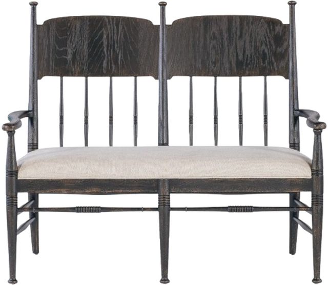 Hooker® Furniture Americana Biscuit/Molasses Dining Bench-2