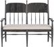 Hooker® Furniture Americana Biscuit/Molasses Dining Bench-2