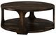 International Furniture Direct Black Balam Oil Black Cocktail Table-0