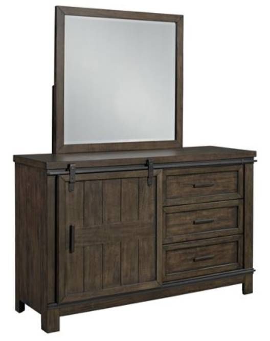 Liberty Furniture Thornwood Hills 3-Piece Rock Beaten Gray Full Bedroom Set-2