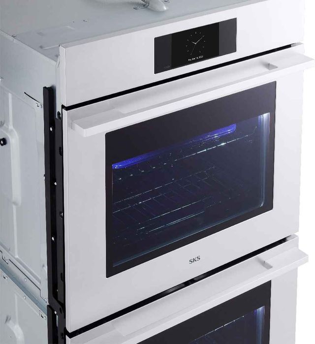 SKS 30" Satin Stainless Steel Double Electric Wall Oven-2
