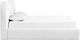Modus Furniture Elena Vanilla California King Upholstered Panel Bed-3