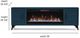 Legends Home Real Cozy Malibu Denim Blue 78'' Fireplace Console-3