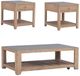 Liberty Furniture Millstone 3-Piece Gray/Nutmeg Occasional Table Set-0