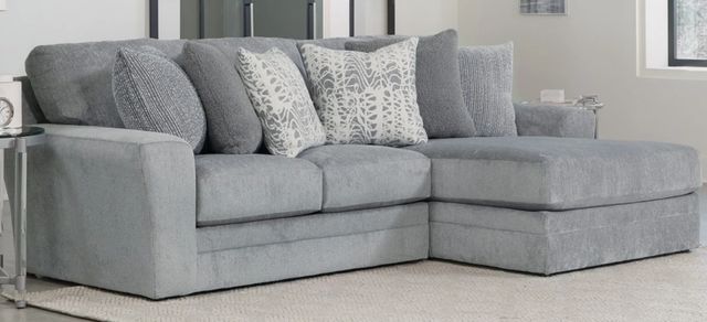 American Wholesale Furniture Glacier 2-Piece Shark Right-Arm Facing Sectional and Chaise-1