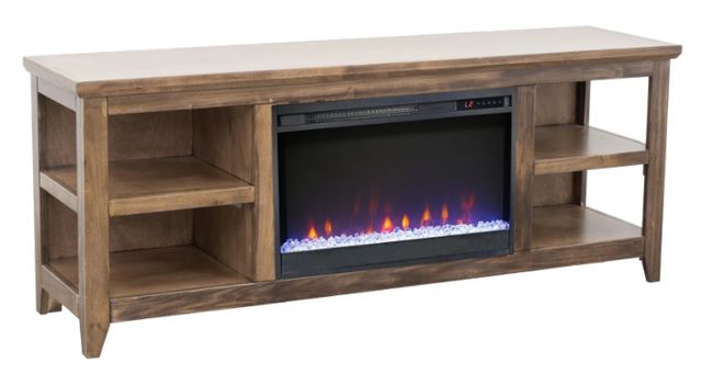 Legends Home Studio Bourbon 65" Fireplace TV Stand-0