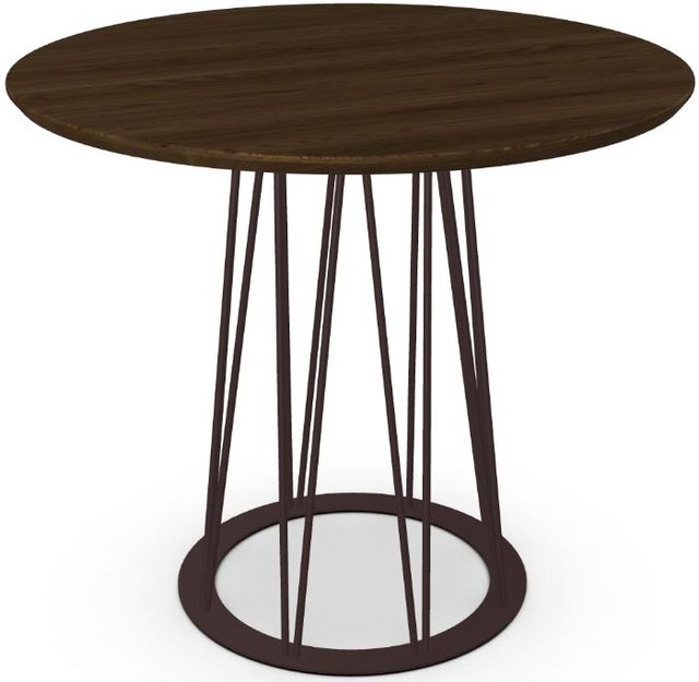 Amisco Customizable Calypso Solid Ash Round Counter Height Table with 42" Tabletop-0