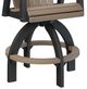 Berlin Gardens Cozi Back Swivel Bar Chair -1