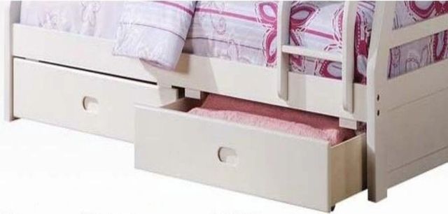 ACME Furniture Jason White Twin Over Full Bunk Bed with Storage-1