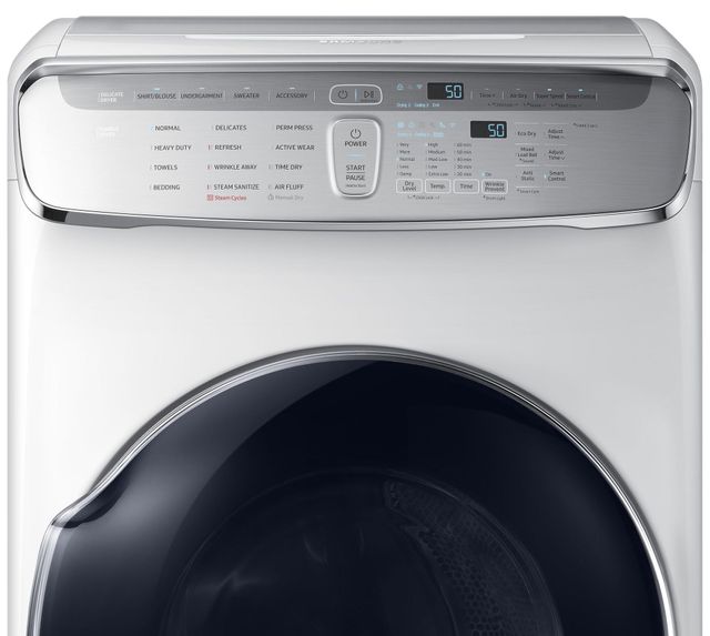 Samsung 7.5 Cu. Ft. White FlexDry™ Electric Dryer-3