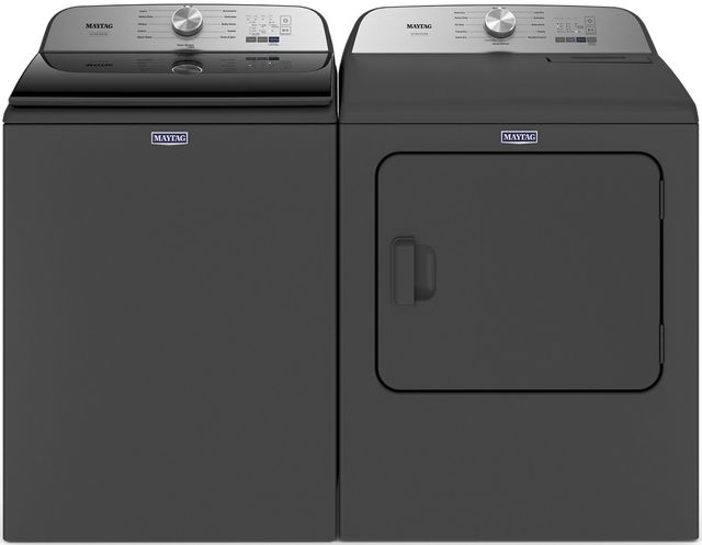 Maytag® Pet Pro System 7.0 Cu. Ft. Volcano Black Front Load Electric Dryer -8