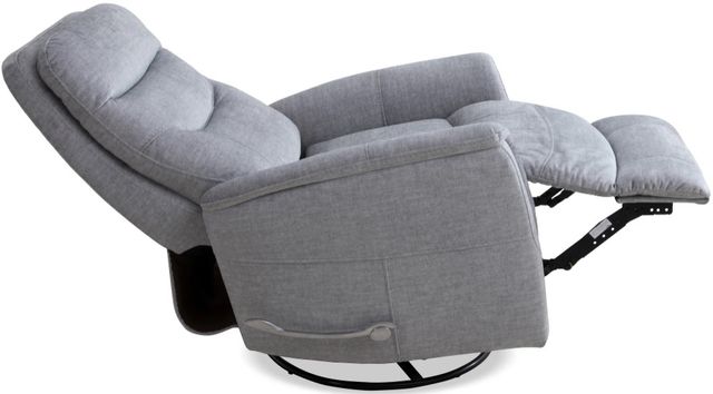 Parker House® Gemini Capri Silver Manual Swivel Recliner-3