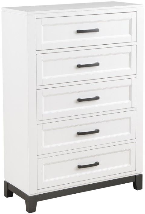 Mazin Furniture Garretson White Chest-0