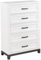 Mazin Furniture Garretson White Chest-0