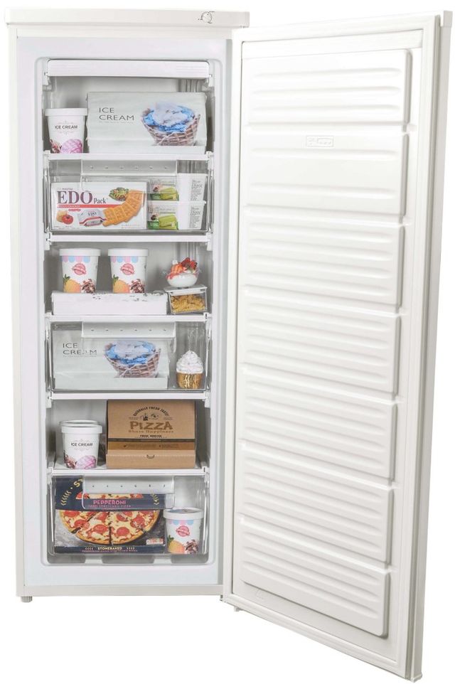 Danby® 22" 6 Cu. Ft. White Upright Freezer-3